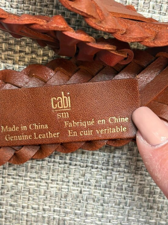 NWT | Cabi  6157 Plait Belt - Small